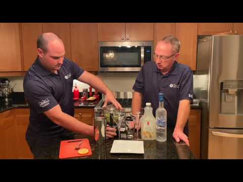 How to make a Lemon Basil Martini Cocktail - Thirsty Thursday