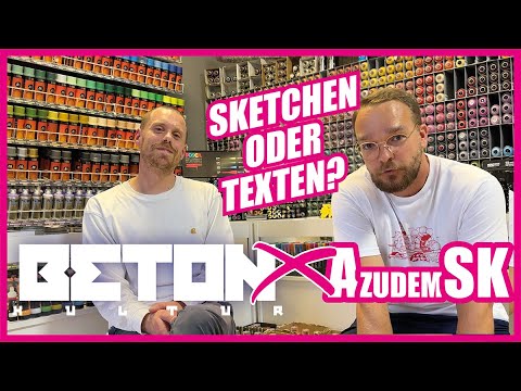 BETON Kultur | Sketchen oder Texten mit AzudemSK | Der Graffiti Rap Talk