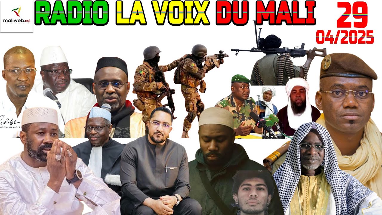 La Revue de Presse de la RADIO LA VOIX DU MALI du 29 AVRIL 2025