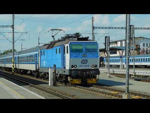 Lokomotiva 163.249 v žst. Olomouc