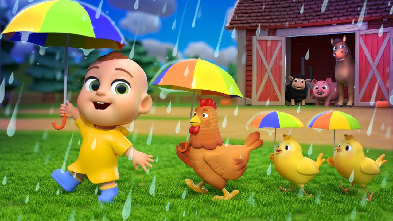 Rain Rain Go Away | Animal Songs | Newborn Baby Songs & Nursery Rhymes