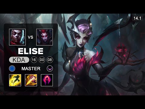 Elise vs Ekko Jungle - EUW Ranked - Patch 14.1 Season 14