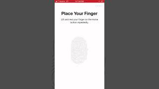 How to put a fingerprint on iPad or iPhone