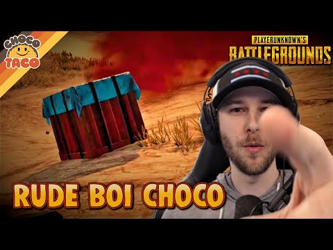 chocoTaco is a Rude Boi ft. HollywoodBobLIVE - PUBG Duos Gameplay