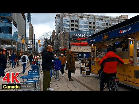 🇨🇦【4K UHD】4K Virtual Walking Tour through Downtown Vancouver, Canada - City Walks