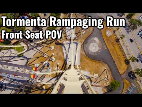 Front row point of view footage of Tormenta Rampaging Run