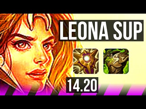 LEONA & Jhin vs LUX & Caitlyn (SUP) | 2/2/21 | KR Challenger | 14.20