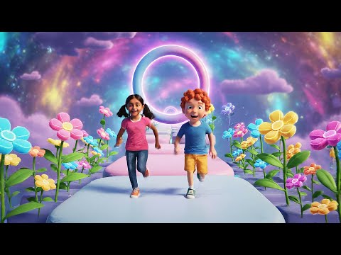 Amigos Divertidos de Roblox Compitiendo en Carreras | Canciones Infantiles y Rimas para Niños