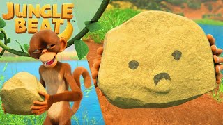 Jump Scares with Mr Stone | Jungle Beat | Cartoons for kids | WildBrain Bananas