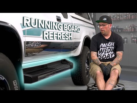Restore Faded Running Boards | How To Use Solution Finish