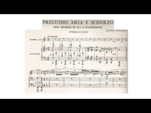 Ennio Porrino: Preludio Aria e Scherzo (Giovanni Barone, trumpet)