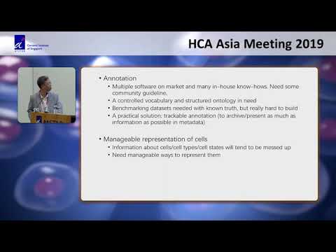 HCA Meeting Asia 2019: Report back from Breakout Session - Bioinformatics & Databases