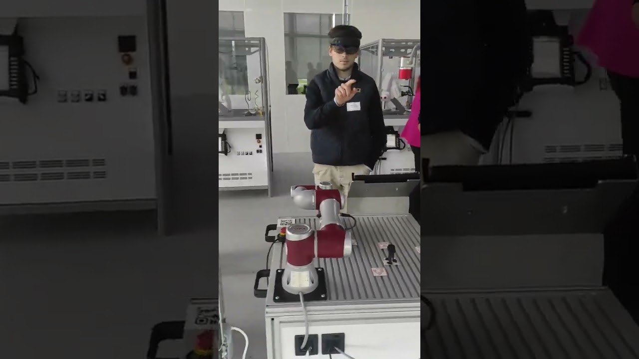 Exploring! Cobot programming in augmented reality  #cobot #robot #automation #augmentedreality