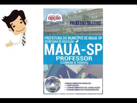 Concurso SME de Mauá /SP 2016 - Apostila Comum aos Cargos de Professor