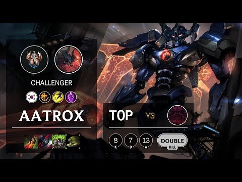 Aatrox Top vs Ornn - KR Challenger Patch 10.4
