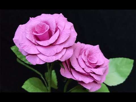 ABC TV | How To Make Rose Paper Flower With Shape Punch #5 - Craft Tutorial