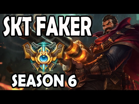 SKT T1 Faker Graves vs Reksai Jungle Ranked Challenger Korea