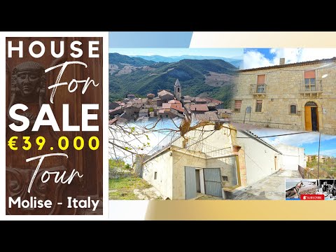 Traditional stone house with terrace and garden for sale in Molise | Central Italy for low money