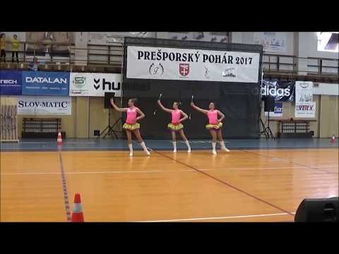 MK BELLA Turzovka 2017 - trio baton junior (Prešporský pohár)