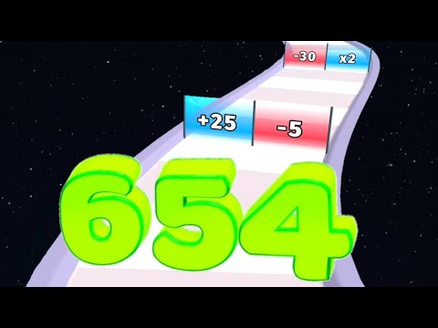 DIGIT RUN 3D - Level Up Number Math Games (Freeplay, Max Level)