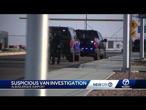 Police investigate suspicious van at Sunport
