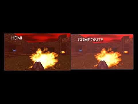 NINTENDO 64 HDMI VS COMPOSITE VIDEO CABLE