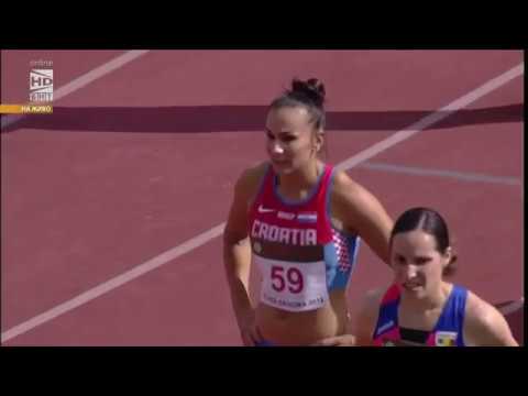 100m prepone [Ž], zlato i 12.93 za Andreu Ivančević - Prvenstvo Balkana za seniore i seniorke 2018