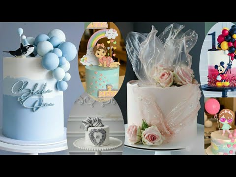 latest cake decorations|simple birthday cake decorations