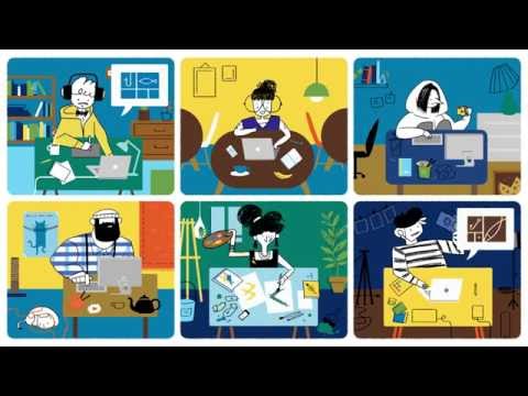 Design Collaboration Platform Wake | 2D Animation | Wake