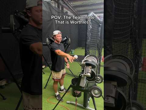 The Worthless Teammate 🤣 #baseball #comedy #teammate #sports #viral #shorts