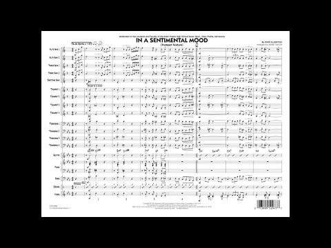 In a Sentimental Mood by Duke Ellington/arr. Mark Taylor