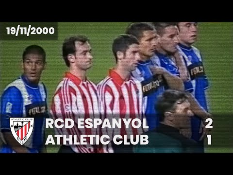 ⚽️ [Liga 00/01] J11 I RCD Espanyol 2 - Athletic Club 1 I LABURPENA