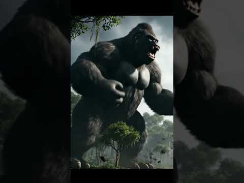 King Kong roar with little kongzilla
