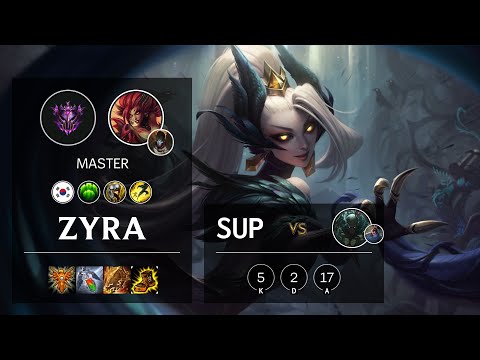 Zyra Support vs Pyke - KR Master Patch 10.19