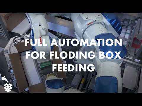 Full Automation for Folding Box Feeding: Robot Work at Its Finest