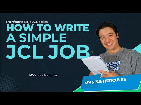 How to write a simple JCL Job
