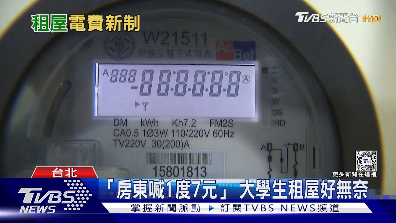 房東喊1度7元 學生嚇歪!租屋電費新制能杜絕房東超收電費?