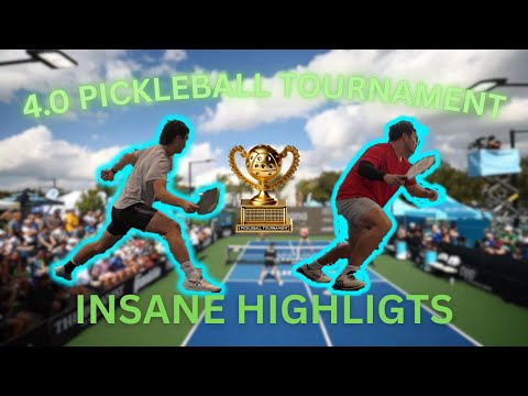 4.0 Pickleball Tournament | Men's Doubles | INSANE HIGHLIGHTS