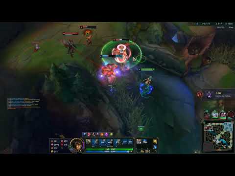 Cassiopeia Bot smurf Ornn vs Ashe Karma POW