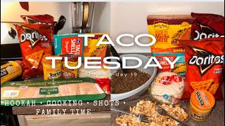 Vlogmas Day 19  Taco Tuesday with the family