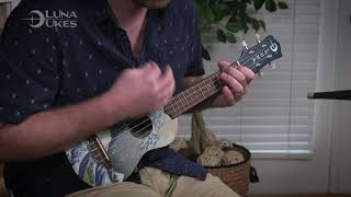 Video thumbnail for Great Wave Soprano Ukulele by Luna Ukes by Luna Guitars