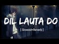 Dil Lauta Do Slowed Reverb Jubin Nautiyal Payal Dev Lofimusicchannel235