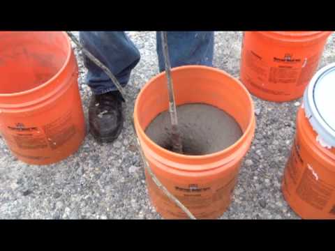 F&M (Foam & Mesh Adhesive and Base Coat) Mixing