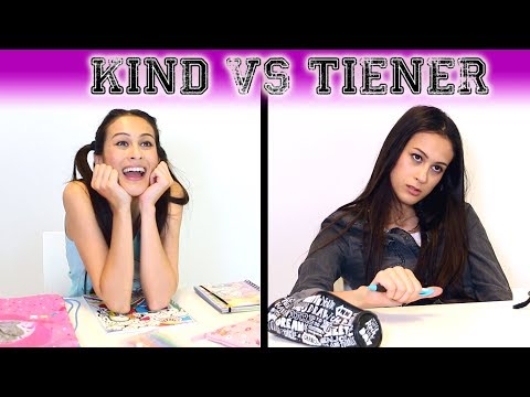 YOU AS A CHILD vs. YOU AS A TEENAGER AT SCHOOL!