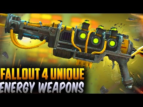 Fallout 4 Rare Weapons - TOP 14 Secret, Unique & Best Energy Weapons!