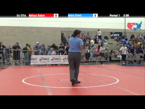 FILA Junior 63 kg / 138.75 lbs. - Kelsey Baker vs. Anna Ernst