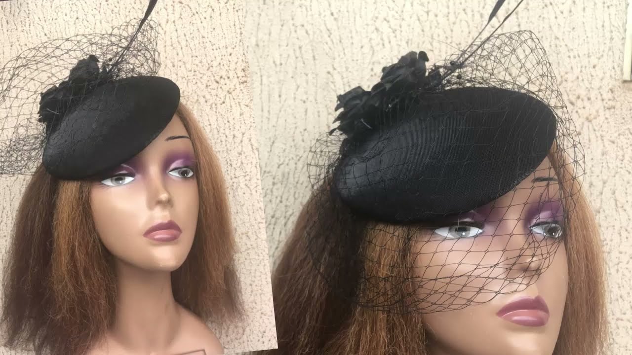 DIY BLACK FASCINATOR WITH BIRDCAGE | HOW TO MAKE FASCINATOR
