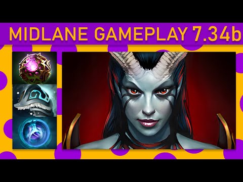 ⭐15+ Kills! Queen of Pain Mid Gameplay - Dota 2 Top MMR