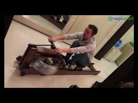 Обзор 3. Водный гребной тренажер HUNTER ДУБ