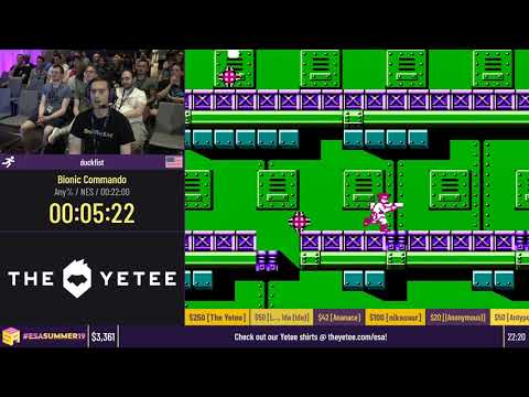 Bionic Commando [Any%] by duckfist - #ESASummer19